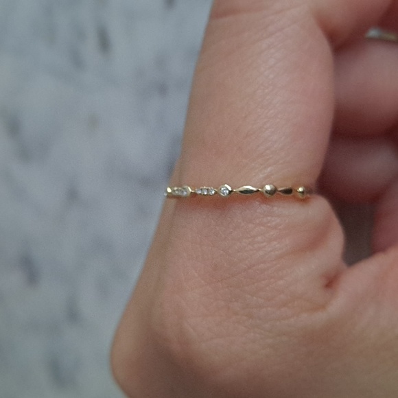 Shy Creation 14K gold and diamond ring - Picture 11 of 16